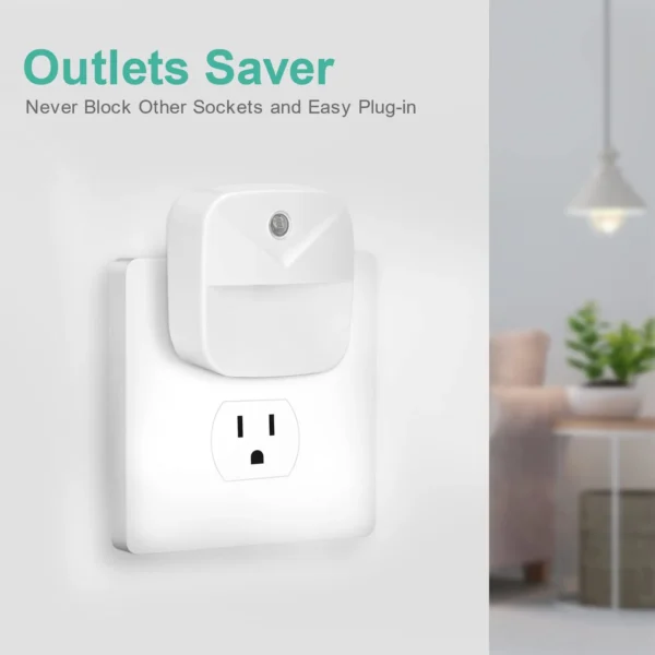 Led Wall Lamp EU Plug-In Smart Light Control Sensor Light 220V Wall Light for Home Corridors Bathrooms Hallways Closet Bedroom