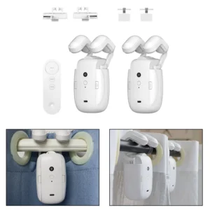 6/11pcs 3 In1 Electric Curtain Opener Motor With Remote Control Work With Roman Rods, U-shaped Rails Home Appliances Accessories