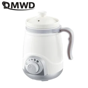 MINI Electric Slow Cooker Desktop ELectric Kettle Porridge Soup Stew Pot 0.4L Ceramic Tank Heating Cup Teapot 3 Gear Temperature