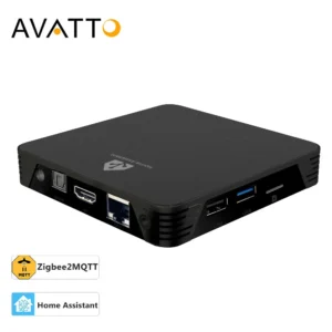 صندوق مساعد منزلي AVATTO 4G Plus 32G منافذ USB 3.0/2.0 رباعي النواة Cortex-A53 يدعم أتمتة المنزل الذكي ZigBee2MQTT ZHA
