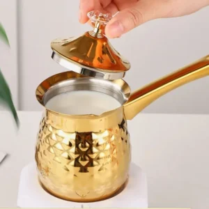 200/400/600 مل كوب قلي من الفولاذ المقاوم للصدأ متعدد الوظائف مقلاة زيت صغيرة ذات قاع مسطح كوب منقوش كوب حليب قهوة وعاء حليب صغير