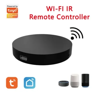 جهاز تحكم عن بعد Tuya Smart WiFi IR عالمي 38 كيلو هرتز DIY Smart LIfe APP للتحكم الصوتي للتلفزيون DVD AC مع Alexa Alice Google Home