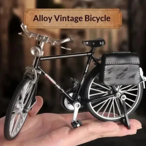DIY 28-Inch Vintage Bicycle Model Kit Retro 1990s Hand Assembly Toy for Collectors and Desk Decor