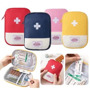 Travel Medicine Bag Pill Storage Pouch Outdoor Essentials Emergency Survival Bag Mini First-aid Kit Portable Home Storage Bag